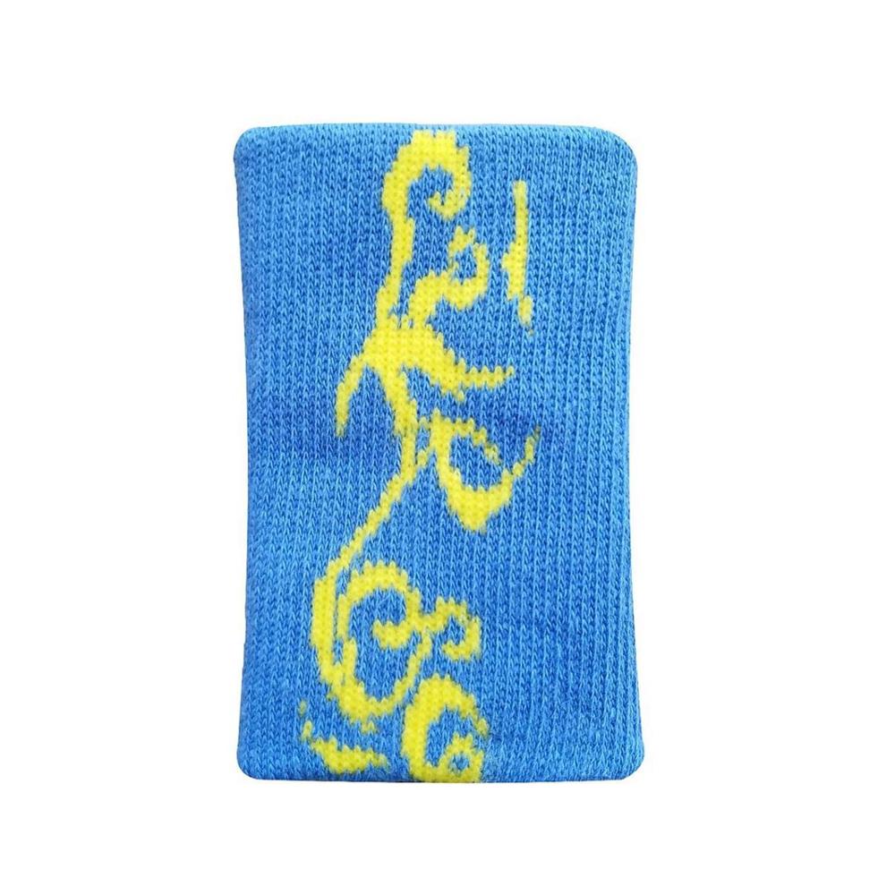 1pc Neue HEIßE Armbänder Sport SchweißBand Hand Band Schweiß Handgelenk Unterstützung Klammer wickelt Wachen Für Fitnessstudio Volleyball Basketball Sport: Blau