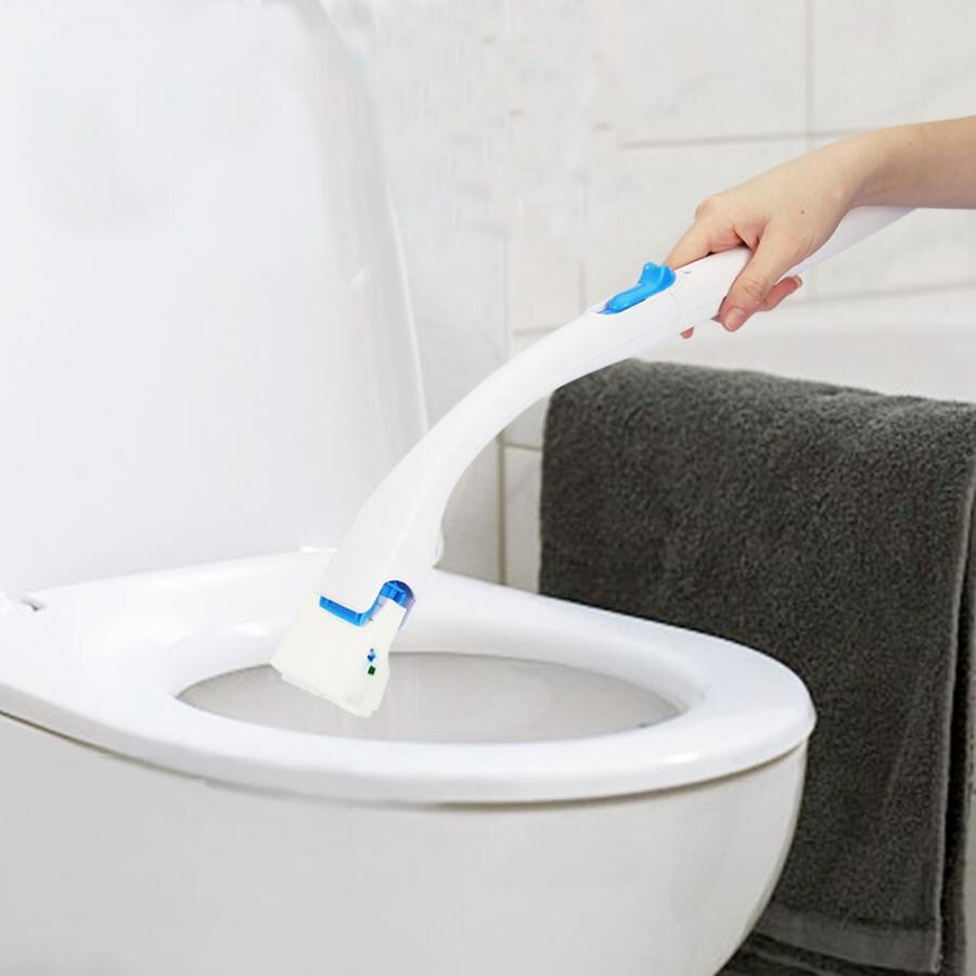 Disposable Cleaning Toilet Brush Replaceable Concentrated Detergent Brush Head For Home Hotel Bathroom Toilet Supplies