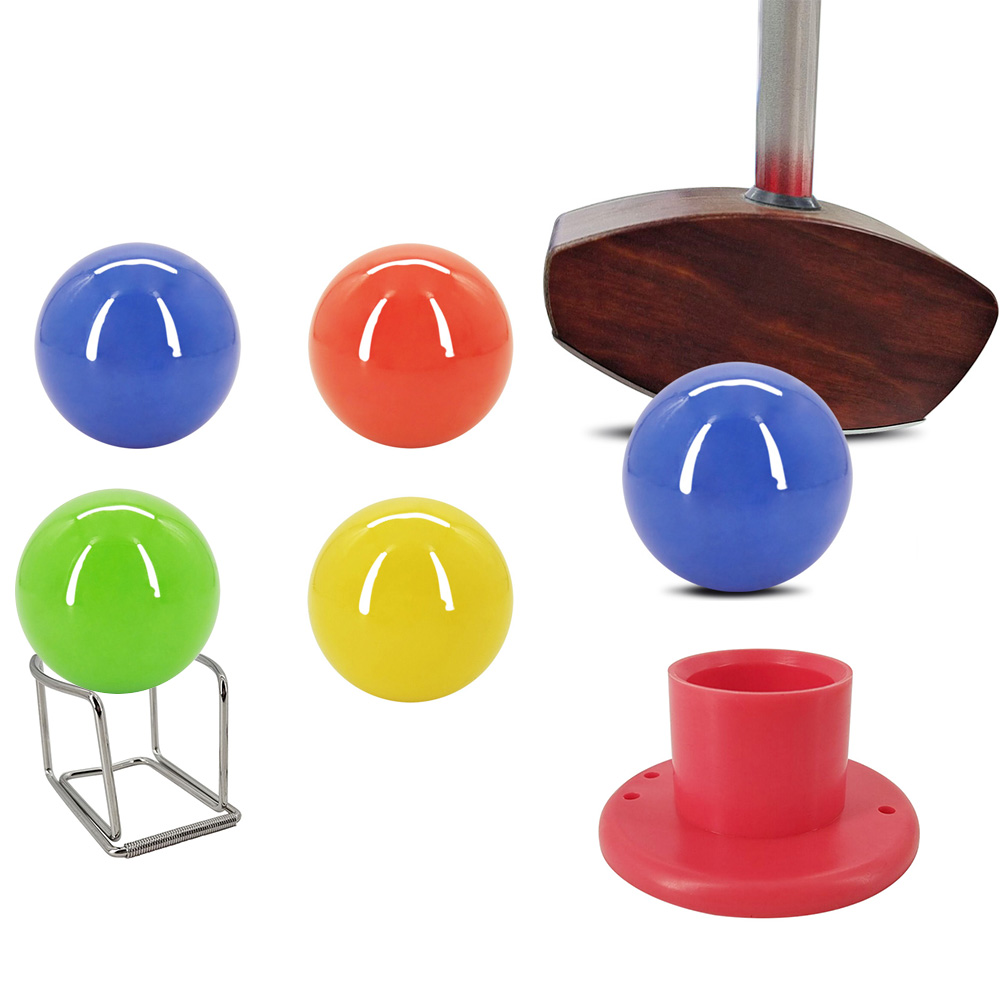 Neue Stil Golf Park Ball Einfarbig Golf Bälle Durchmesser 6cm/2,36 in Multi-Farbe Optional Park Golf Ball Abschlag Clip Golf Lieferungen