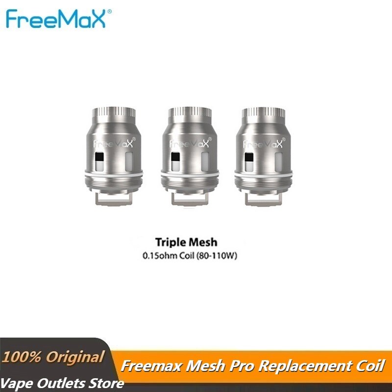 3/6pcs/lot Original Freemax Mesh Pro Coil Single 0.15ohm/Double 0.2ohm/Triple Vape Atomizer Coils Head for Freemax Mesh Pro Tank