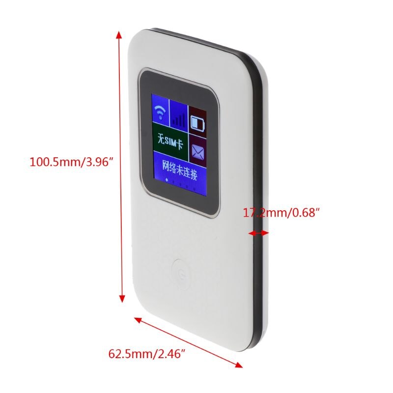 4G Lte Pocket Wifi Router Auto Mobiele Wifi Hotspot Draadloze Breedband Wi-fi Router Met Sim-kaart Slot Met Display FM922 32CB