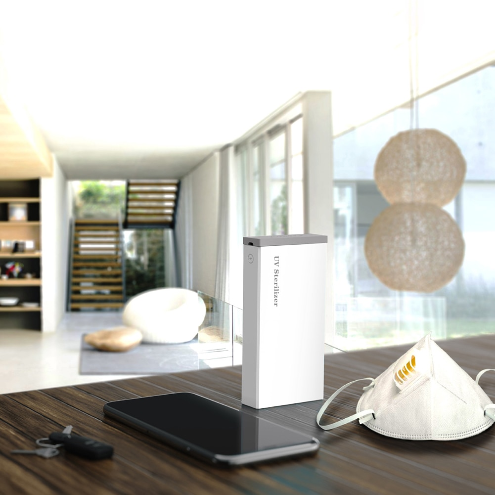 Multifunction Led Uvc Disinfection Sterilizer Portable Uv Mask Disinfection Box For Cellphones Toothbrushes For Personal Clean