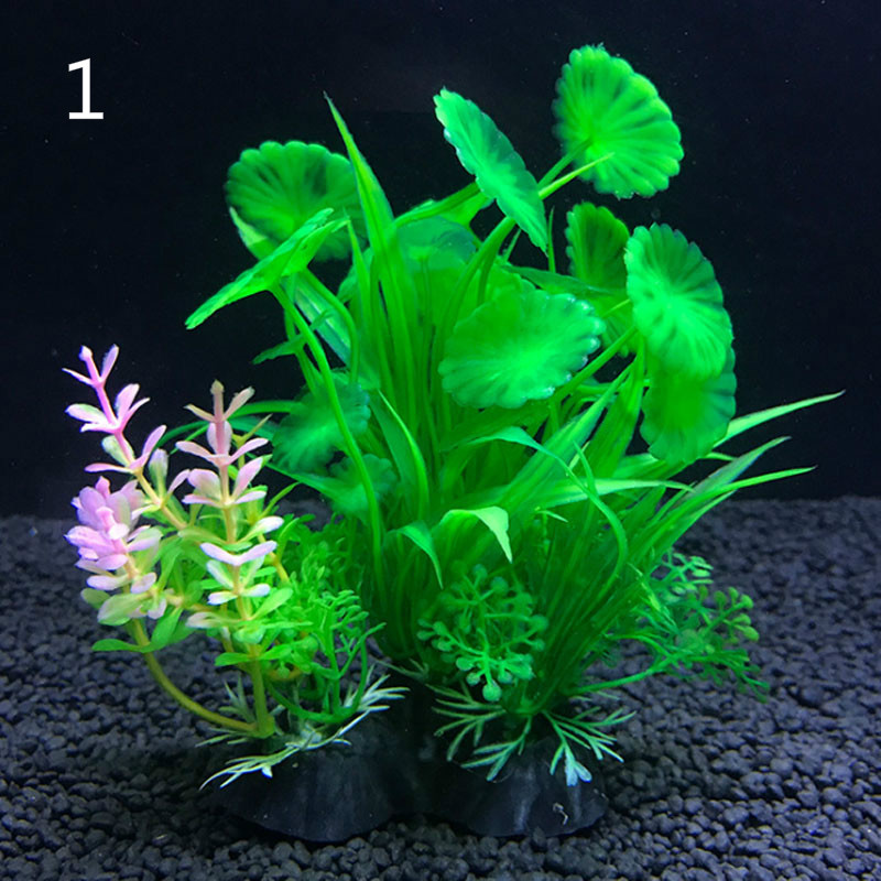 12 Soorten Aquarium Decoratieve Planten Waterplanten Decoratieve Fish Tank Decoratie Kunstplanten Accessoires Iandscaping 14Cm: 1