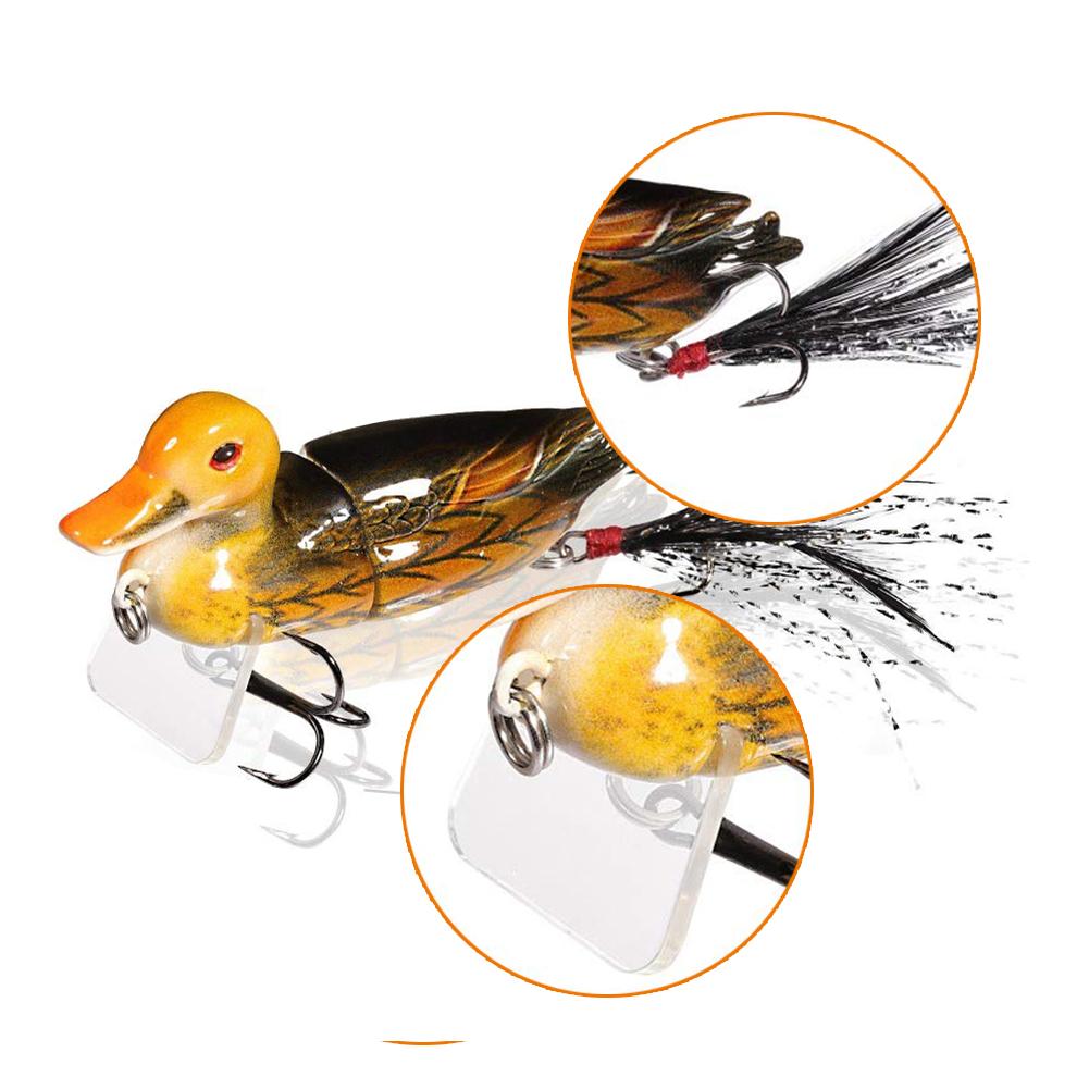 Duck Lures Baits Fishing Hard Lures Floating Lure With Double Hooks For Fishing Lovers Outdoor Fishing