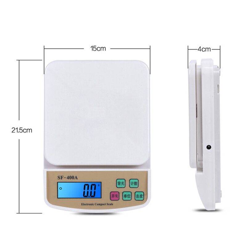 Food Scale Digital Blue Backlit LCD Display Multifunctional Food Scale for Kitchen Cooking Baking DEC889