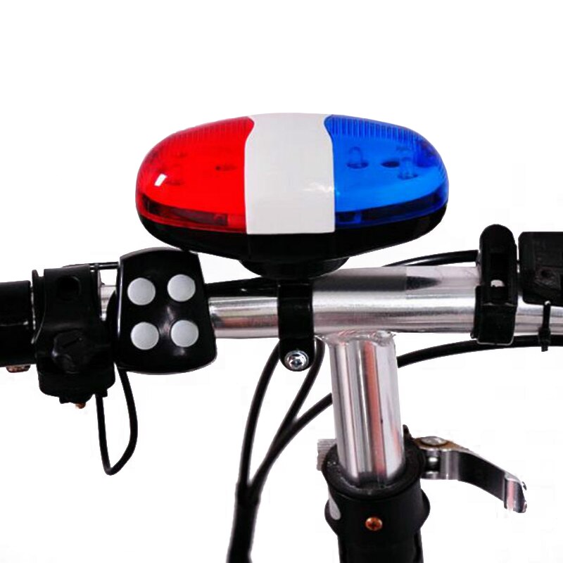 Accesorios para bicicleta , 6 luces LED con 4 tonos de sonido, timbre para bicicleta, sirena electrónica con bocina para chico, escúter para bicicleta infantil