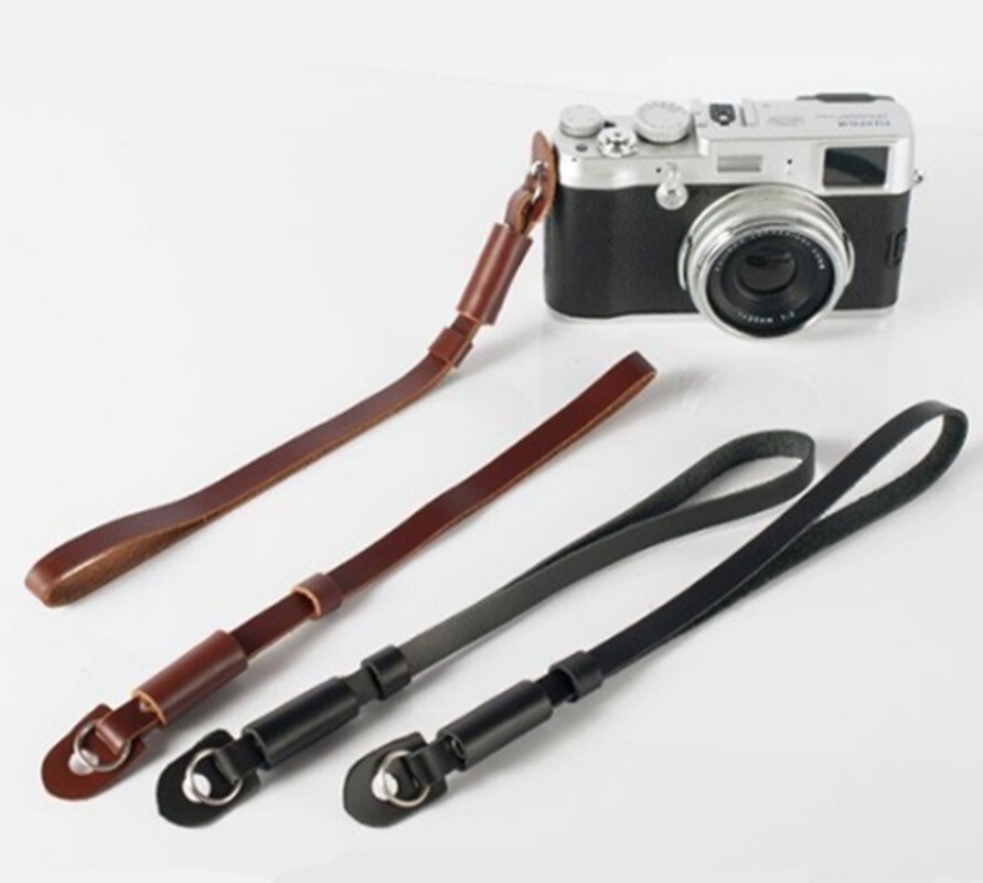 Lederen Camera Hand Wrist Strap Voor Canon Nikon Olympus Sony Ildc Camera Mobiele Telefoon Hand Wrist Strap Riem Accessoires