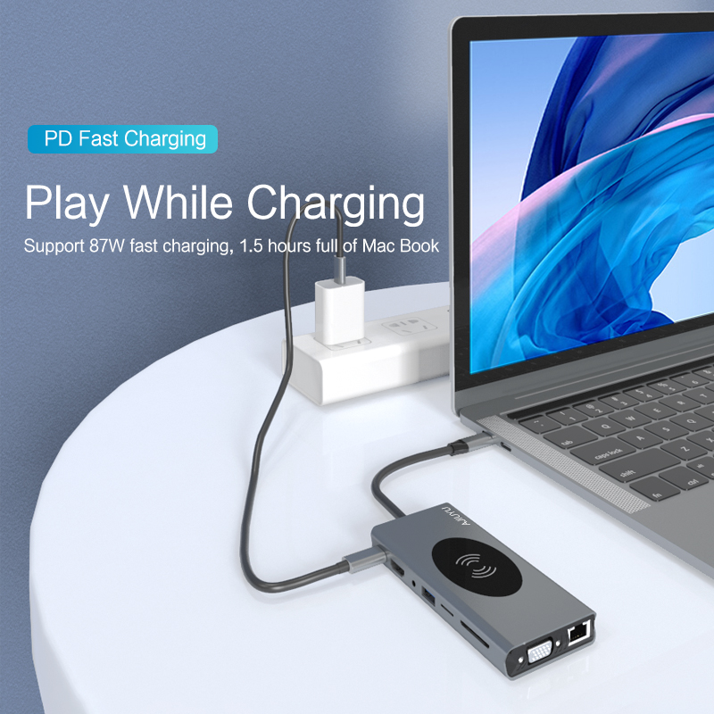 Usb C Hub 4K Hdmi RJ45 Sd/Tf USB3.0 Port Charge Adapter Voor Samsung Galaxy Tab S8 ultra S8 + S7 Plus A8 S7 Fe Dock Splitter