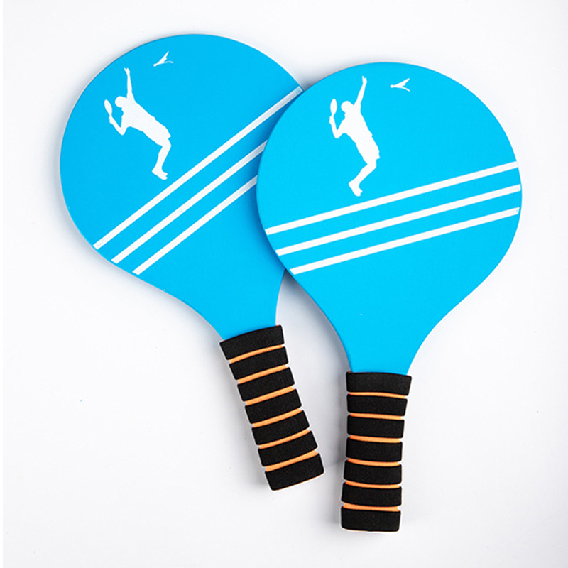 Strand Tennis Badminton Schläger Paddle Set mit PingPong Bälle Shuttlecocks Garten Freiflächen Park Outdoor NIN668