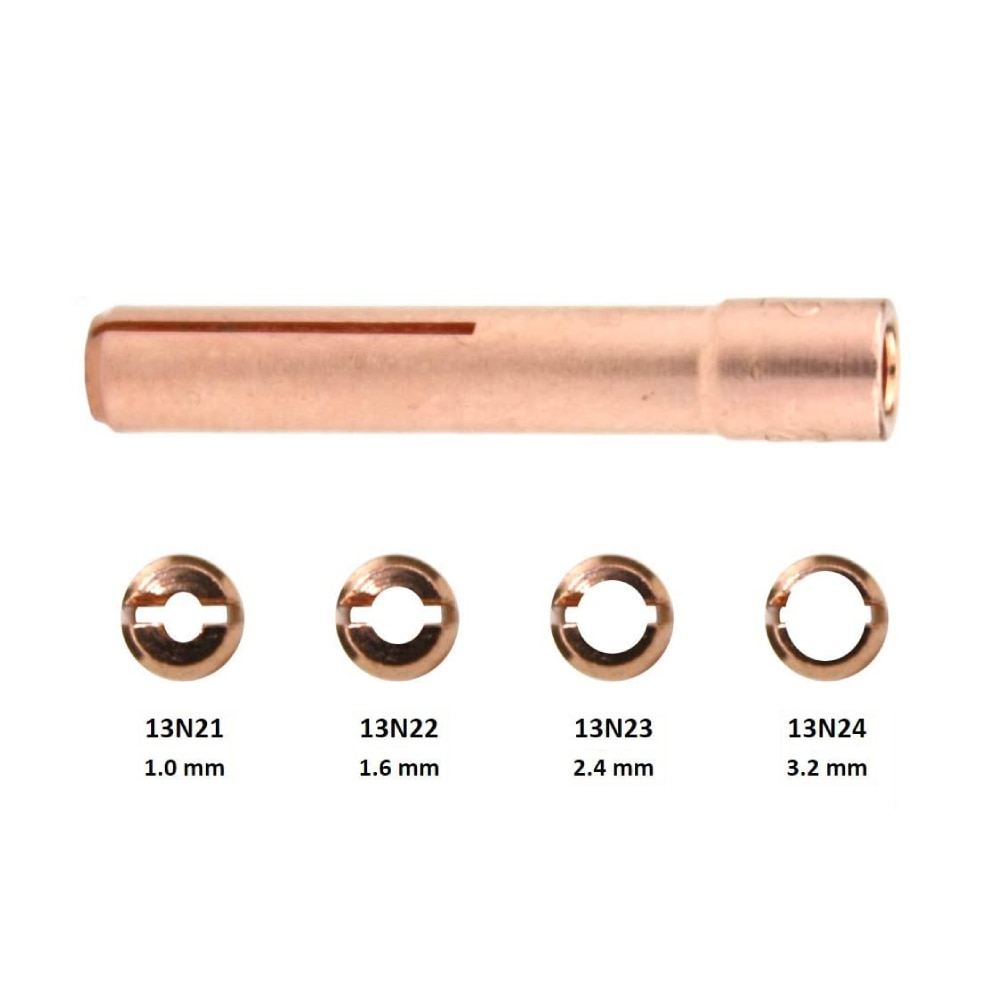 TIG Welding Collet 13N21-13N24 13N21L-13N24L for Torch 9/20/25