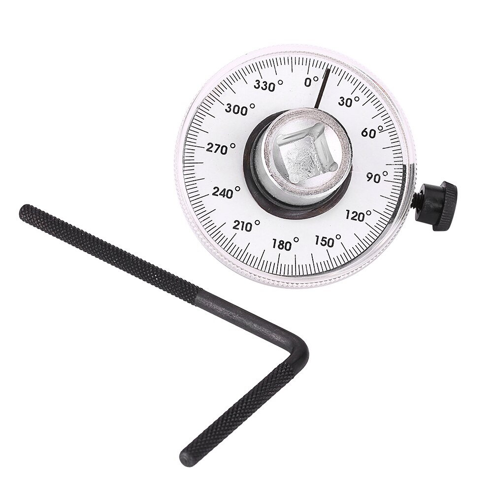 360 Degree Adjustable Drive Angle Torsion Wrench Measure Car Gauge Tool Set fits 1/2" Dr.tools ratchet/torsion wrench/power bar