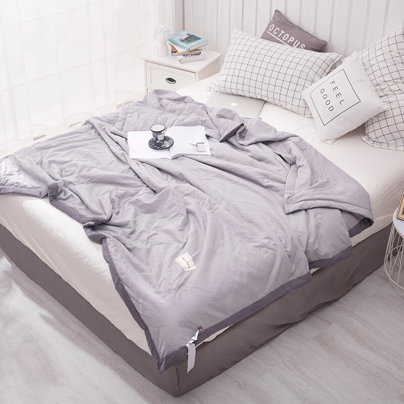 1Stck Weiche Waschen baumwolle Bettdecke Bettdecke, auch Gute Verwendung als Kühle Sommer Frühling Decke 145x195/175x215/195*225cm: 3 / 145X195cm 1pc