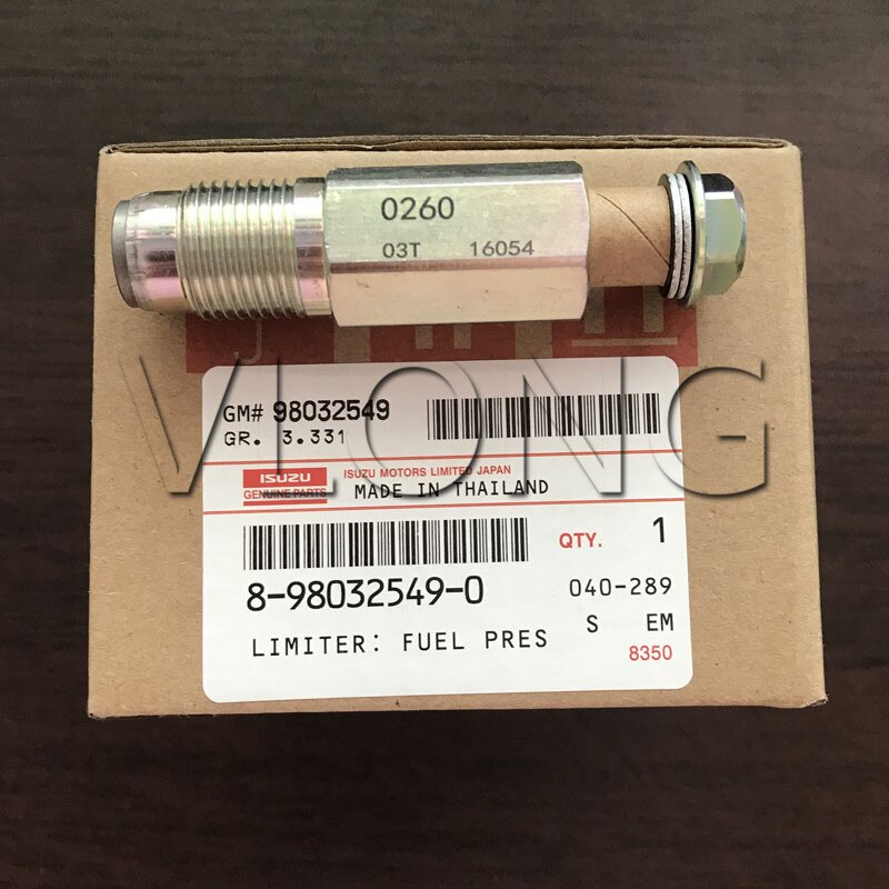 Original 98032549 8-98032549-0 095420-0260 0954200260 FUEL RAIL PRESSURE RELIEF VALVE REGULATOR SENSOR MIT/SUBISHI L200 2.5 DI