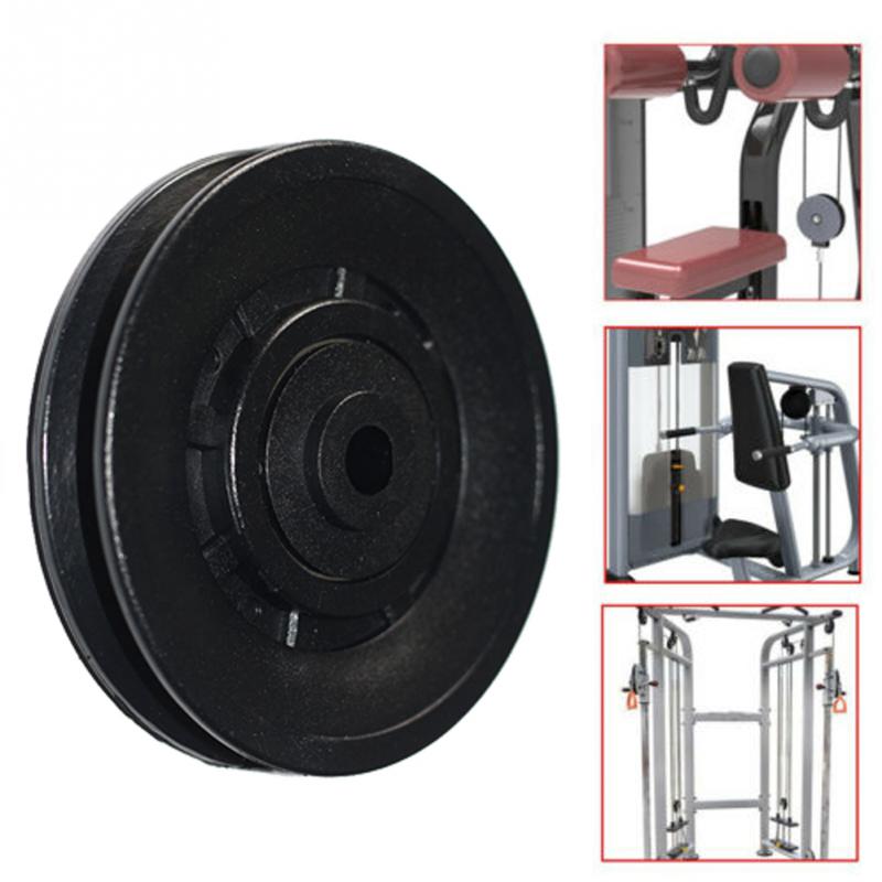 90mm Waterproof Safe Part Fitness Equipment Nylon Bearing Round Gym Cable Wear Resistance Durable Pulley Wheel Replacement