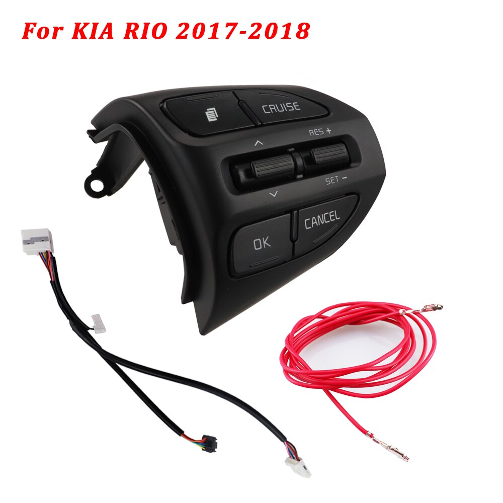 Pre kia  k2 rio ikslain august x-line luxe red line na volante tlačidlo tempomatu bluetooth audio telefón prepínač hlasitosti auto: K2- d kábel