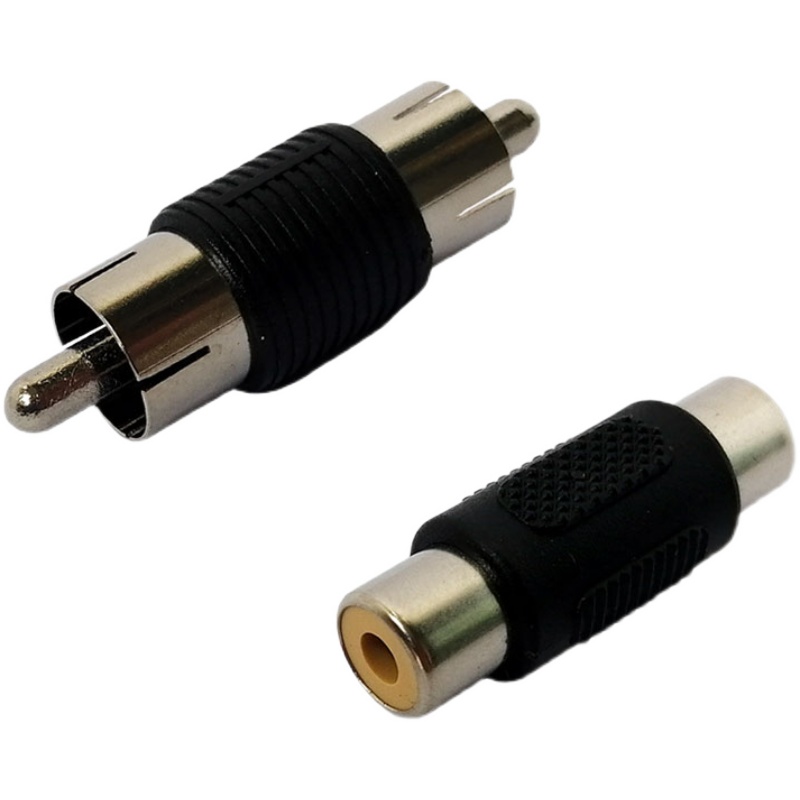 2 Stuks Rca Female Naar Vrouwelijke Jack Plug Connector Adapter Mannelijk Naar Rca Connector Video Audio Extender Cord Kabel converter