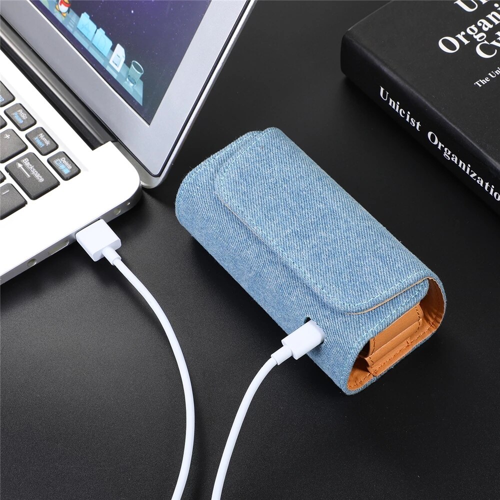 5 Colors Flip Double Book Cover for Iqos 3.0 Duo Case Pouch Bag Holder Cover Wallet Leather Case for Iqos 3 Duo Accessories