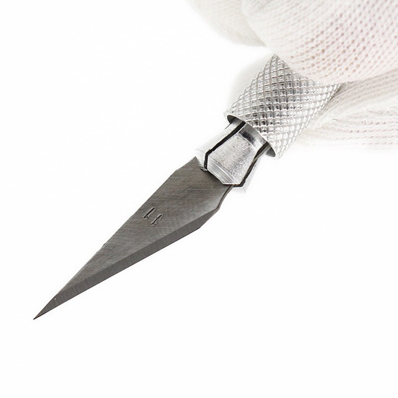 6Pcs Metal Handle Non-Slip Blade Knife Sculpting Gum Paste Carving Pastry Cutting Model Baking Tools for Cake Bread Cutting Tool