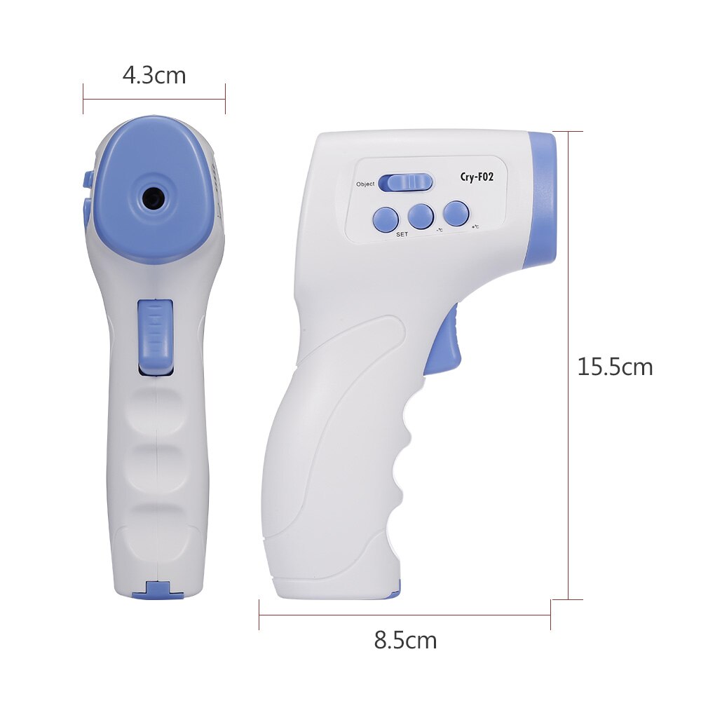 Digital Infrared Thermometer Object Non Contact Temperature Measurement Device 4 Setting Modes 99 Memories ℃ and ℉ Switchable