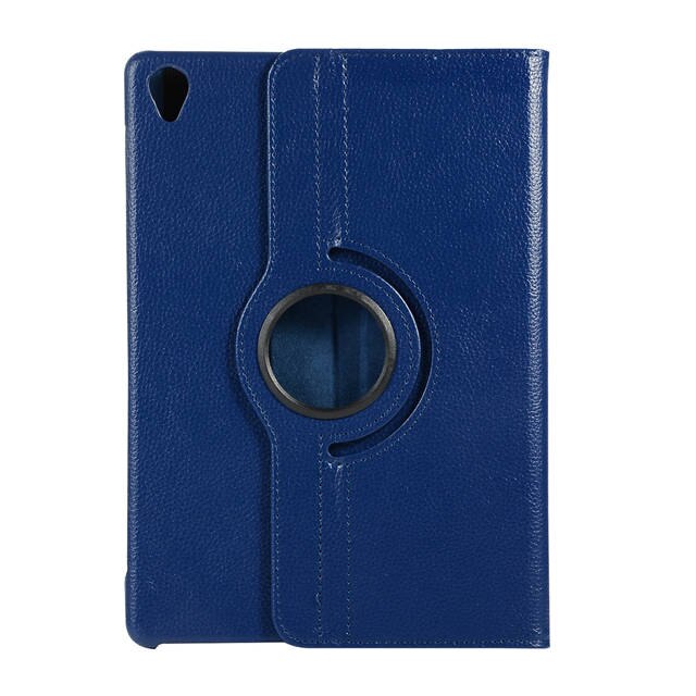 iBuyiWin 360 Degree Rotating Smart PU Leather Cover for Huawei MediaPad M6 10.8 Tablet Funda Case for M6 Pro 10.8" Capa+Film+Pen: dark blue