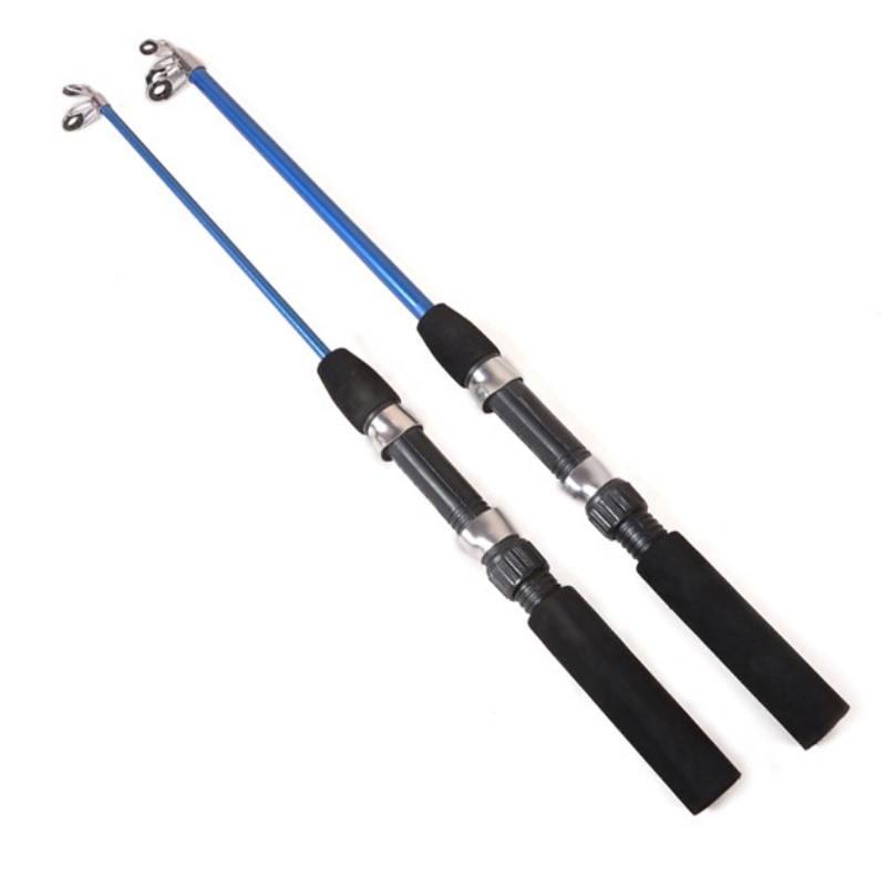 Telescopic Glass Fiber Fishing Rods Fishing Pole Short Sea Pole Fishing Reels for Beginners Children