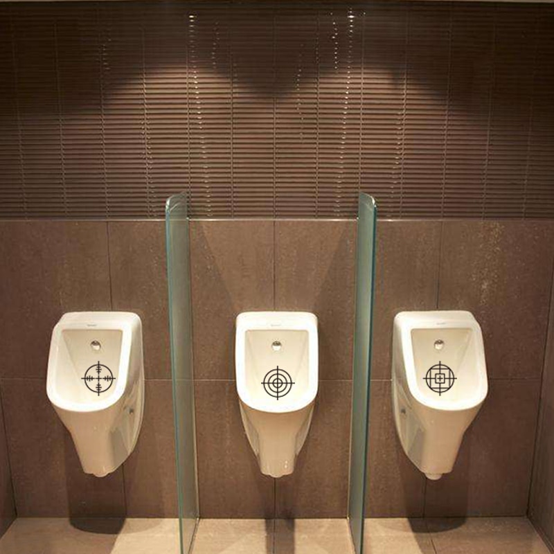 3 stk tinkle targets vinyl decal klistermærker legetøj soldat silhuetter toilet pottetræning klistermærker til drenge glas klistermærke  t170210