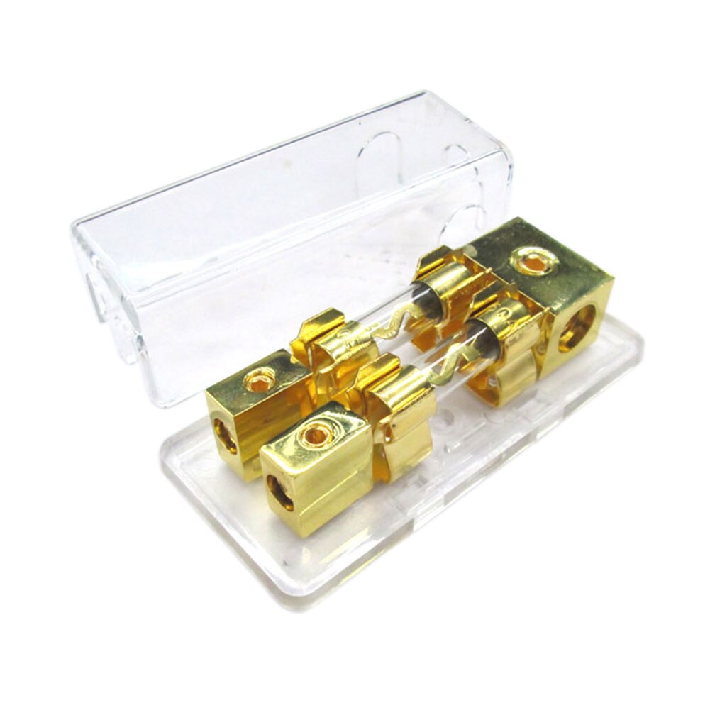 Power Distribution 1 To 2 Way Fuse Block Stereo With Shell Electronic Car Audio Universal Mini Automotive 60A