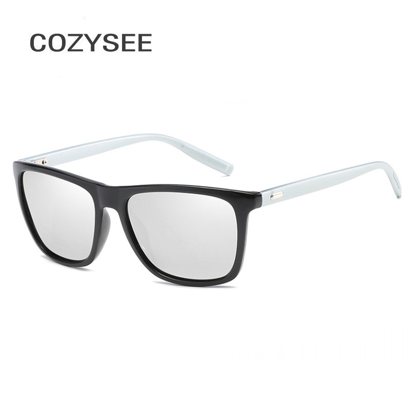 Polaroid sonnenbrille unisex Platz Jahrgang Sonnenbrille Berühmte Sunglases polarisierte Sonnenbrille retro Feminino Für Frauen Männer: Schwarz Silber-