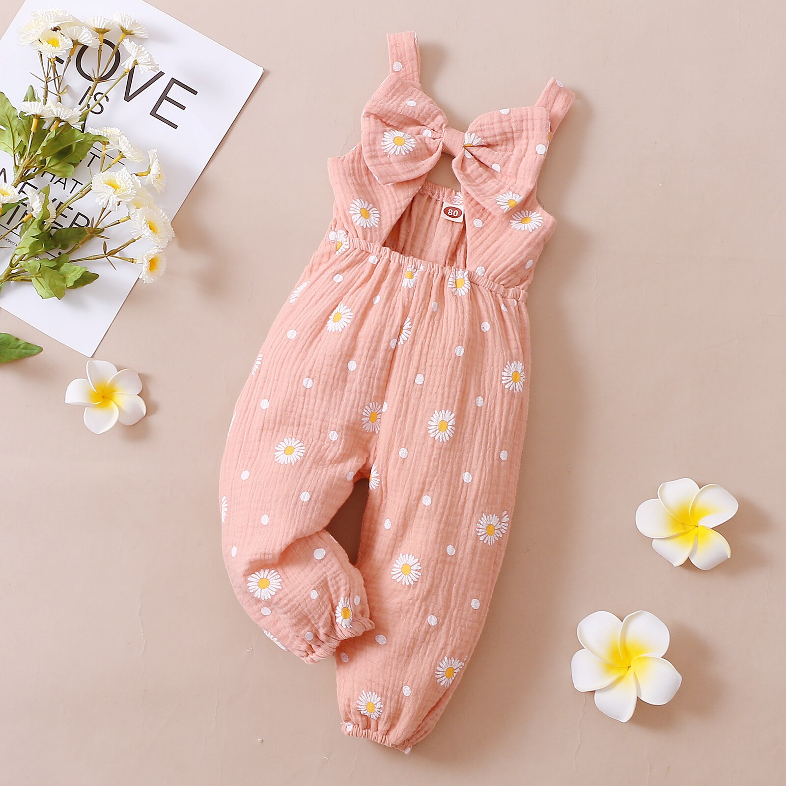 2022 Peuter Kids Overalls Jarretel Broek Lente Zomer Toevallige Kinderen Jongens Meisjes Little Daisy Bib Broek Uitloper