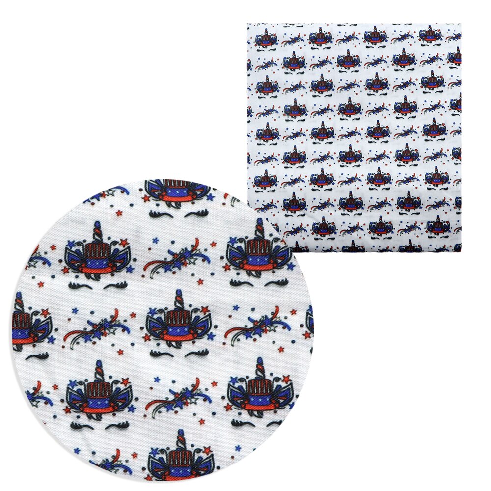 David accessories 20*34cm July 4th Star cotton Fabric Patchwork For Sewing DIY for Sewing Tilda Doll Clothes,c11095: 1088702004