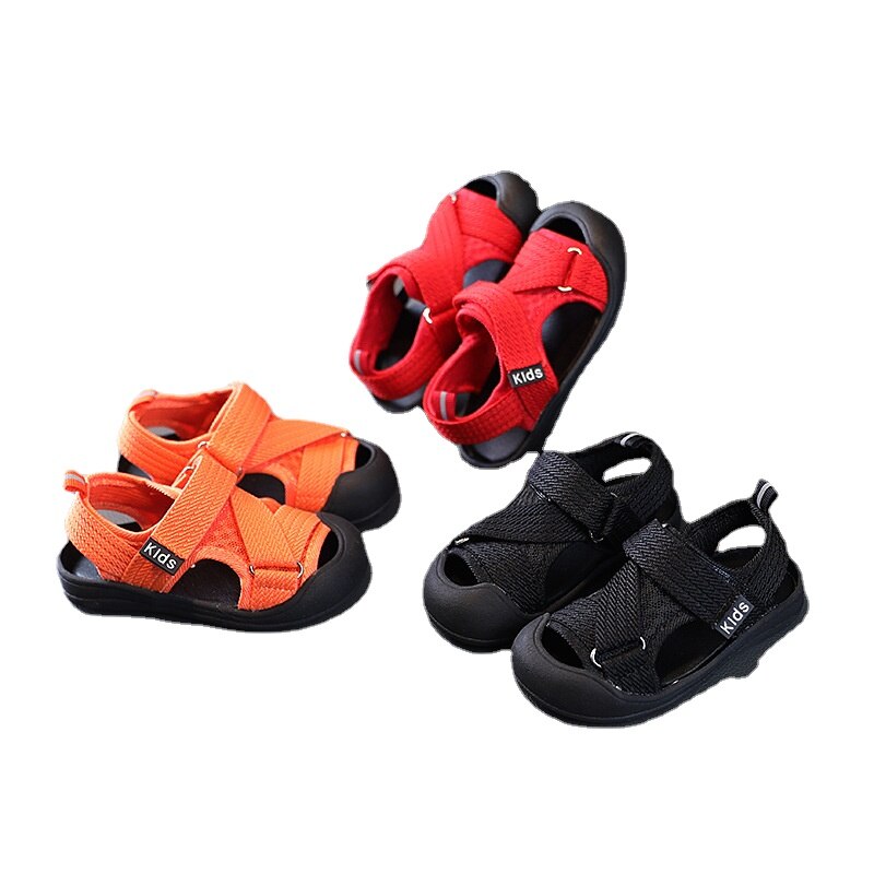 Summer Kids Beach Sandals Mesh Breathable Baby Girl Shoes Soft Bottom Toddler Boys Sandles SXX002