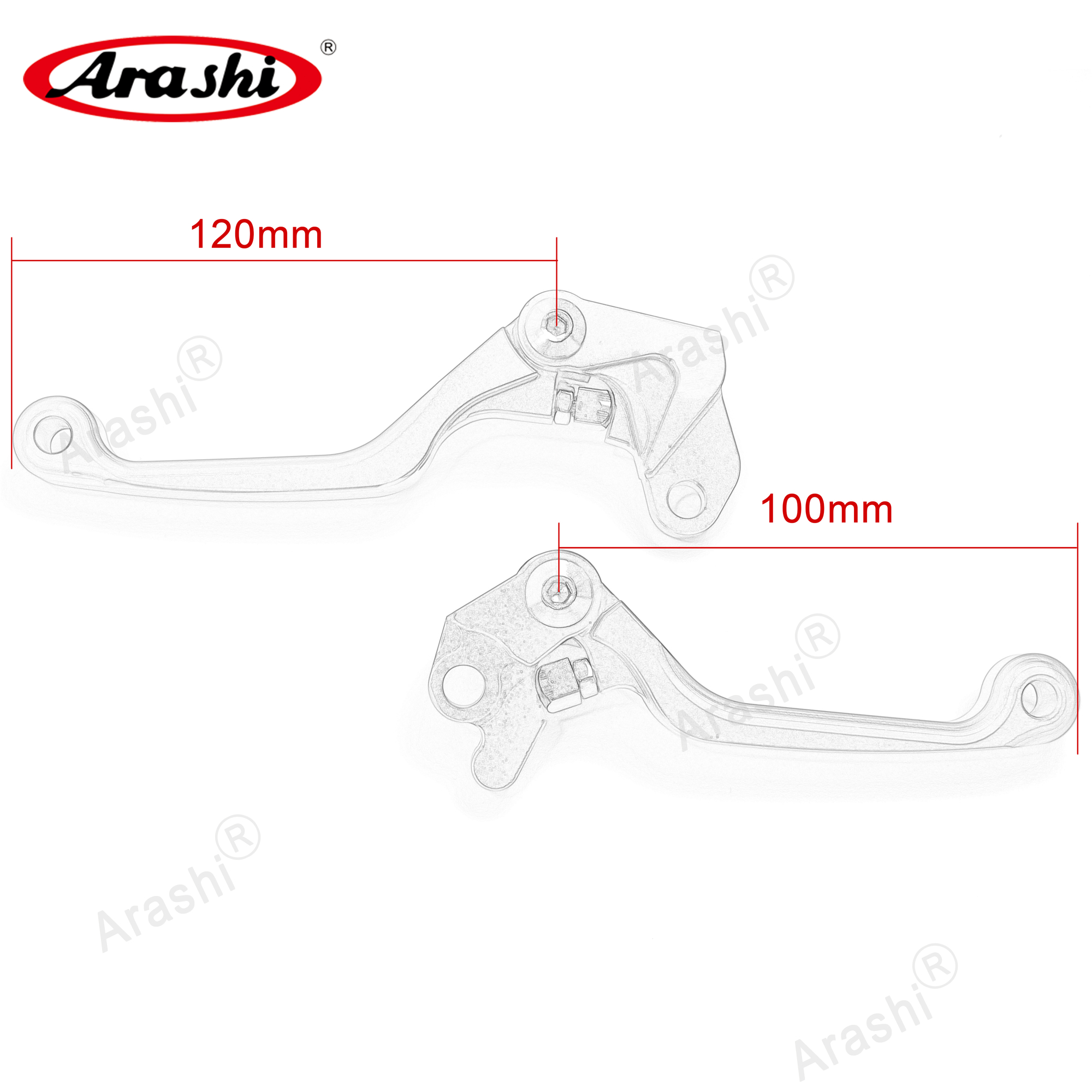 Arashi Voor YAMAHA YZF 450 2007 CNC Rem Koppeling Hevels Stuur Dirt Bike Remhendel YZF250