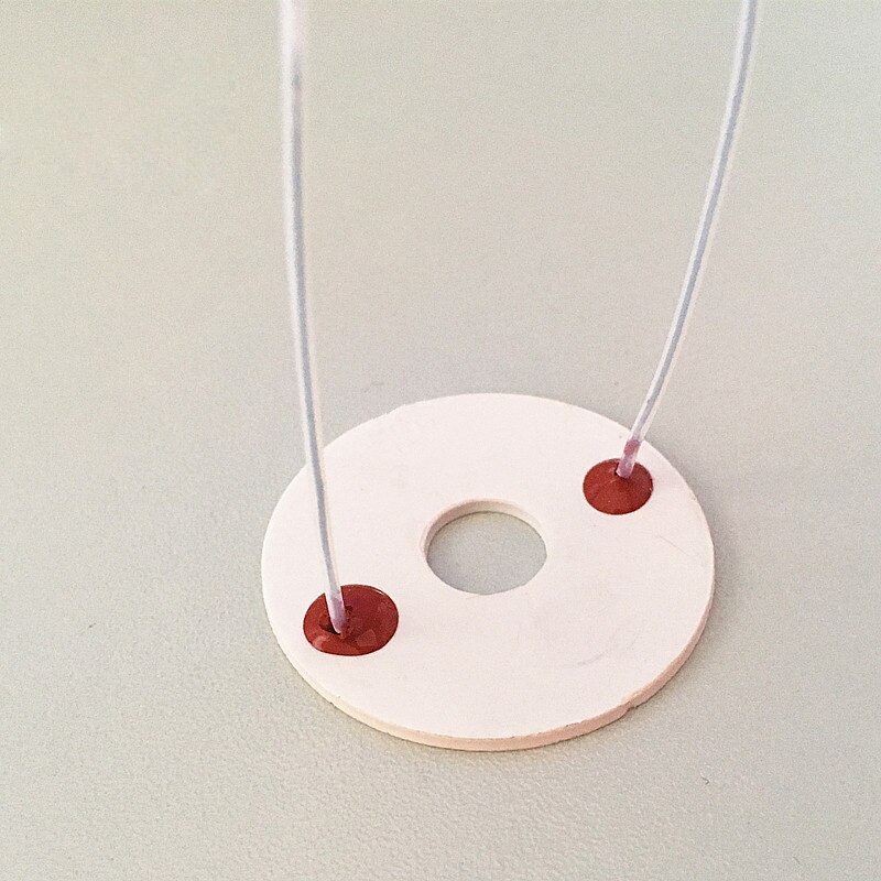 5pcs Annular High-temperature Ceramic Heating Plate MCH Alumina Heating Plate Fai24-fai4MM Instant Electric Heating Plate