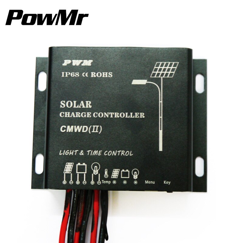10A Solar Street Lamp Controller IP68 Waterproof 12V/24V Voltage Intelligent Charging Timing Controller