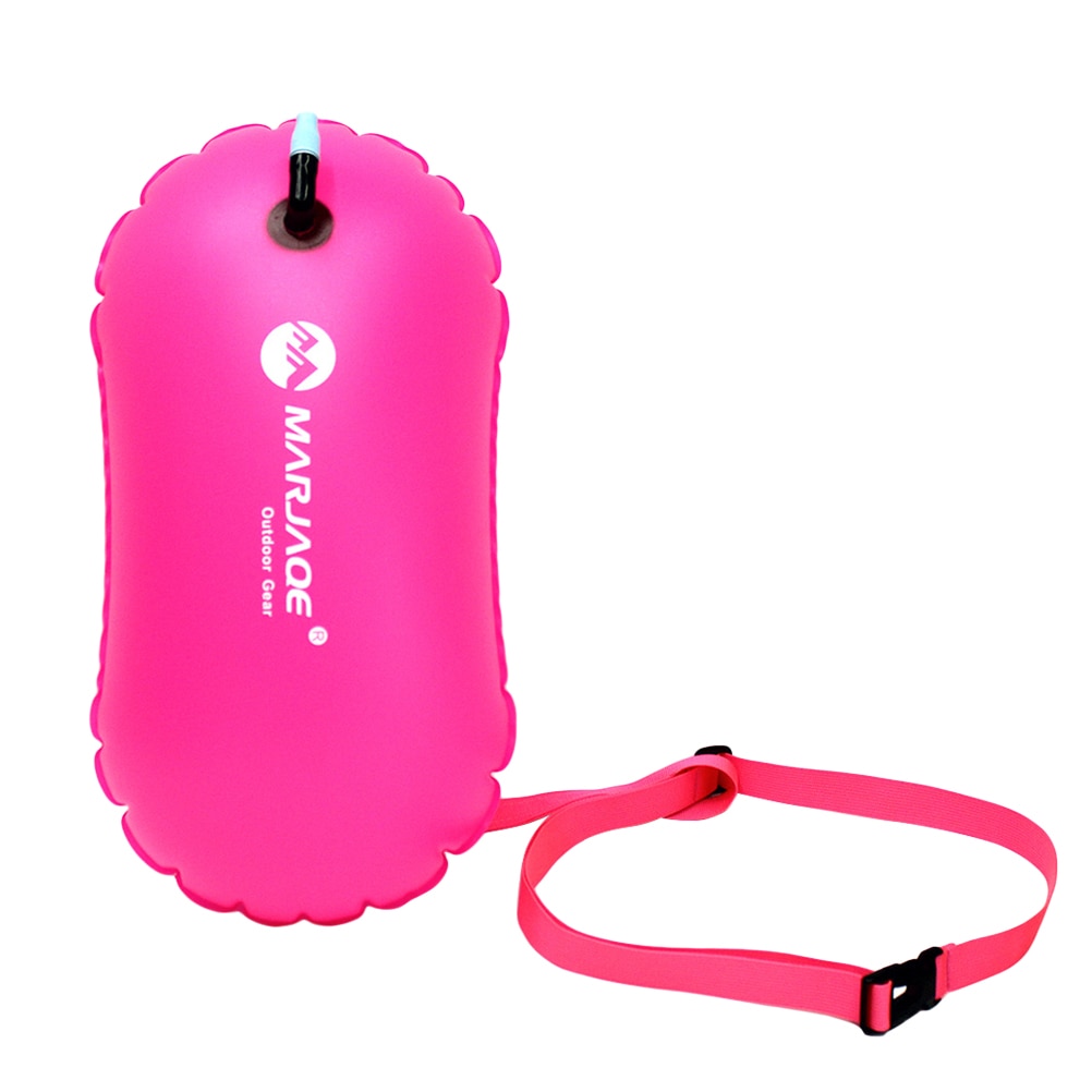 Open Water Swim Buoy Ultralight Safety Float Swimming Bag For Swimmers Triathletes Snorkelers Surfers: Rosy