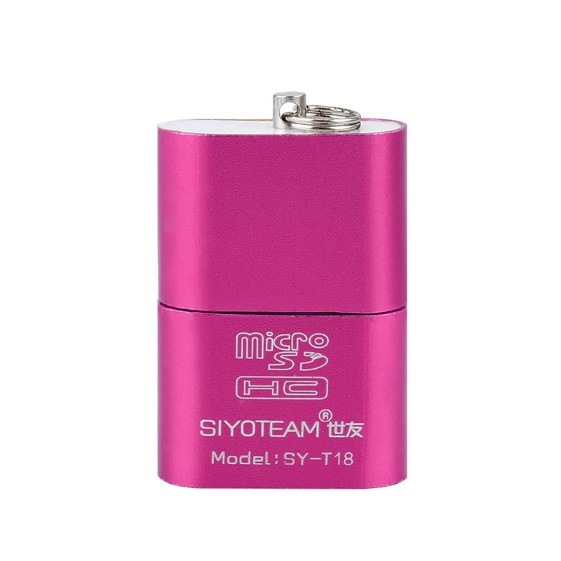 Draagbare Mini USB 2.0 Micro SD TF T-Flash Memory Card Reader Adapter Flash Drive SD Flash Memory: RH