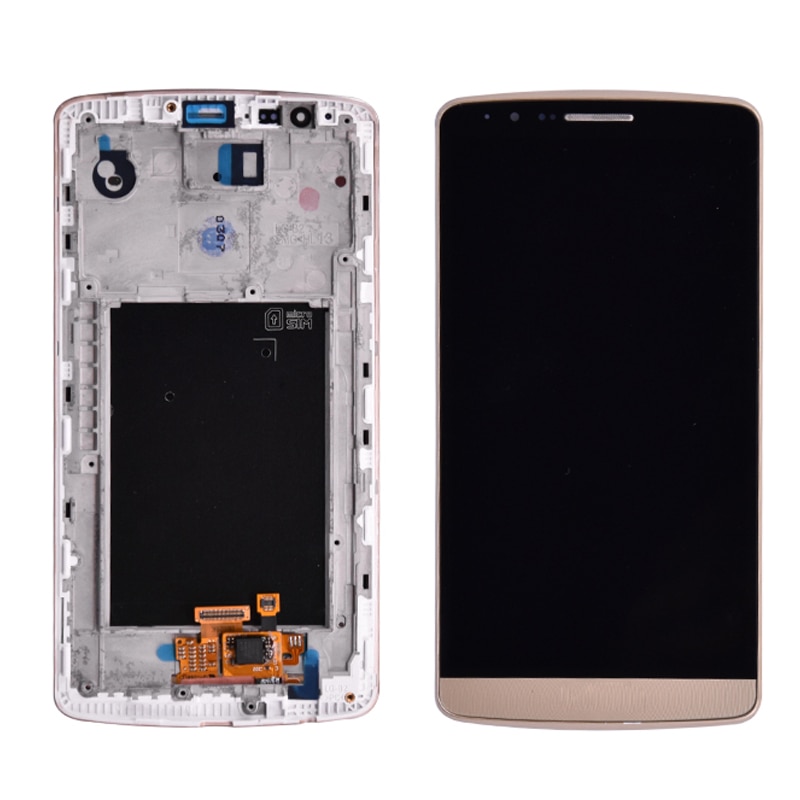 100% Original pour LG G3 LCD D850 D851 D855 écran LCD avec écran tactile numériseur assemblée avec cadre