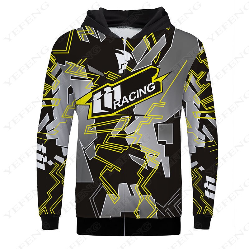 motorcycle jackets Motocross Off Road motorcycle Racing Team Jacket Tracksuit Outerwear Zipper Closure Keep warm: 1 / XXL