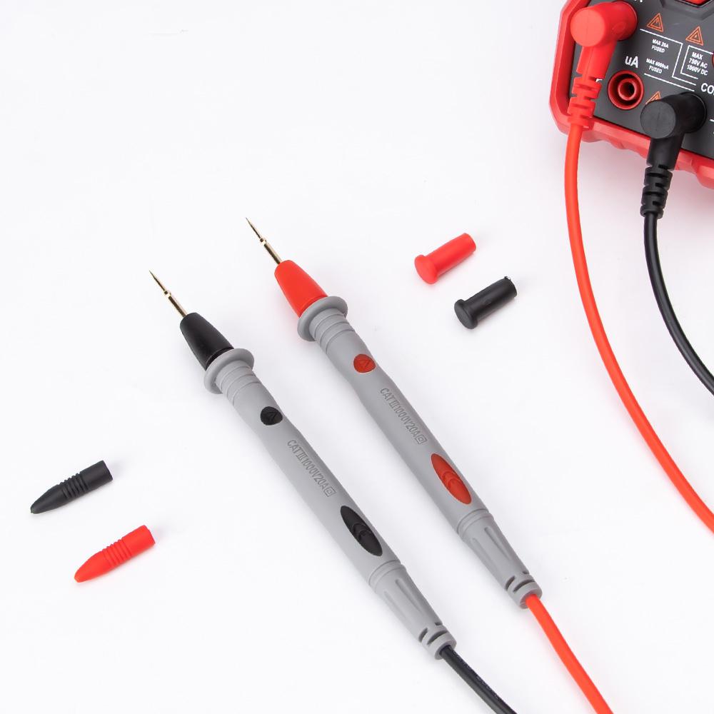 Dishykooker 1 par tynn spisser nål multimeter universell digital aneng  pt1032 1000v 20a multimeter testledning sonde metalltråd penn kabel