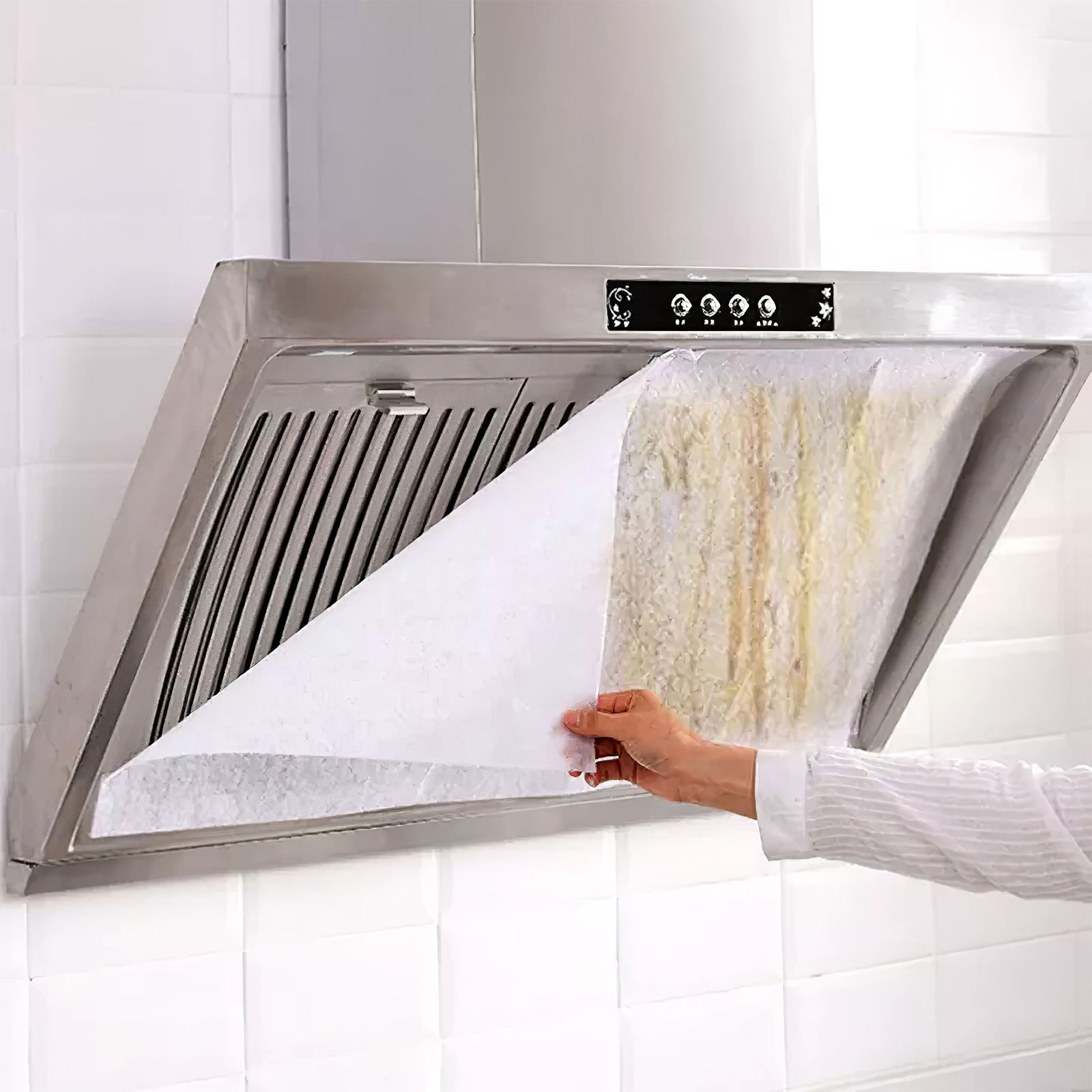 Adhesivo de aceite para la cocina Campana Extractora, papel de filtro de aceite transparente a prueba de humedad, papel absorbente de aceite, pegatina a prueba de aceite, 5/10M