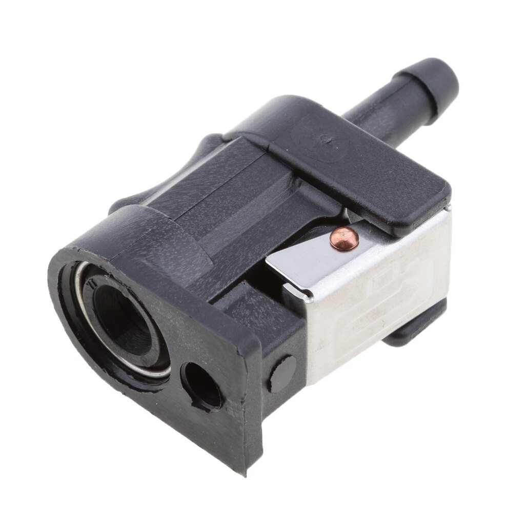 1/4 Inch Male Fuel Line Connector Joint Fitting Car Auto Replacement Part for Yamaha Outboard Motor Tank Side Mount on Engine