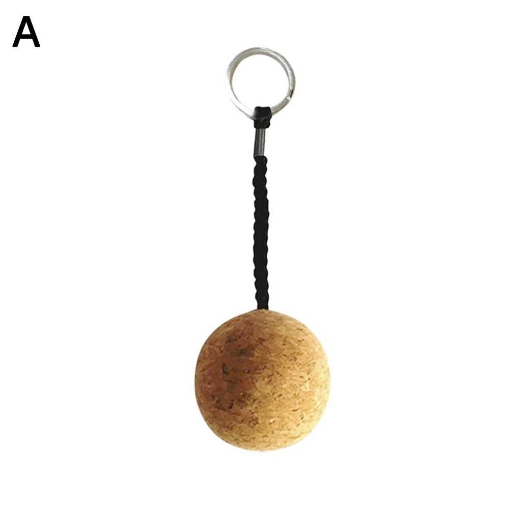 2 st 53mm / 35mm kork boll nyckelring flytande boj nyckelring hållare för vattensporter strand resor fiske dykning roddbåtar: 35mm