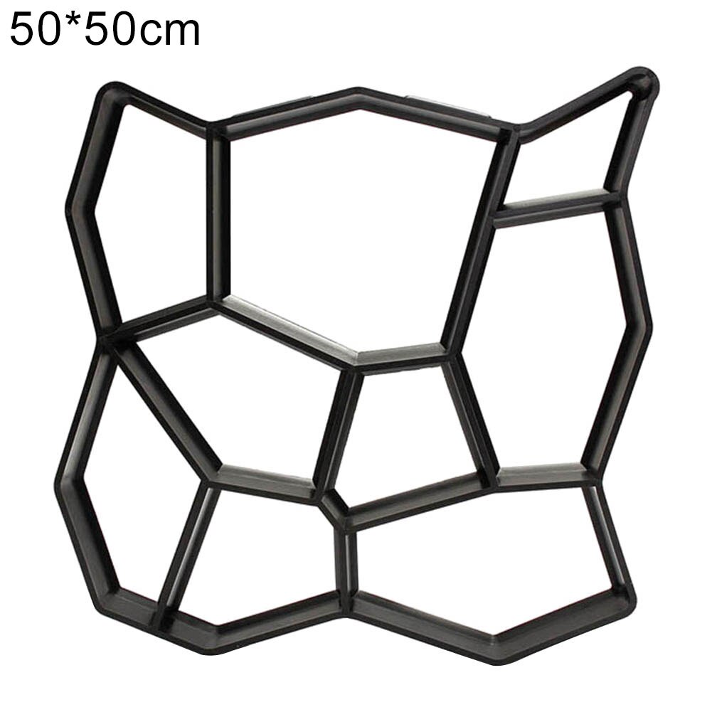 35/43/50Cm Herbruikbare Bestrating Beton Cement Baksteen Steen Diy Bestrating Mal Bestrating: 50 X 50cm