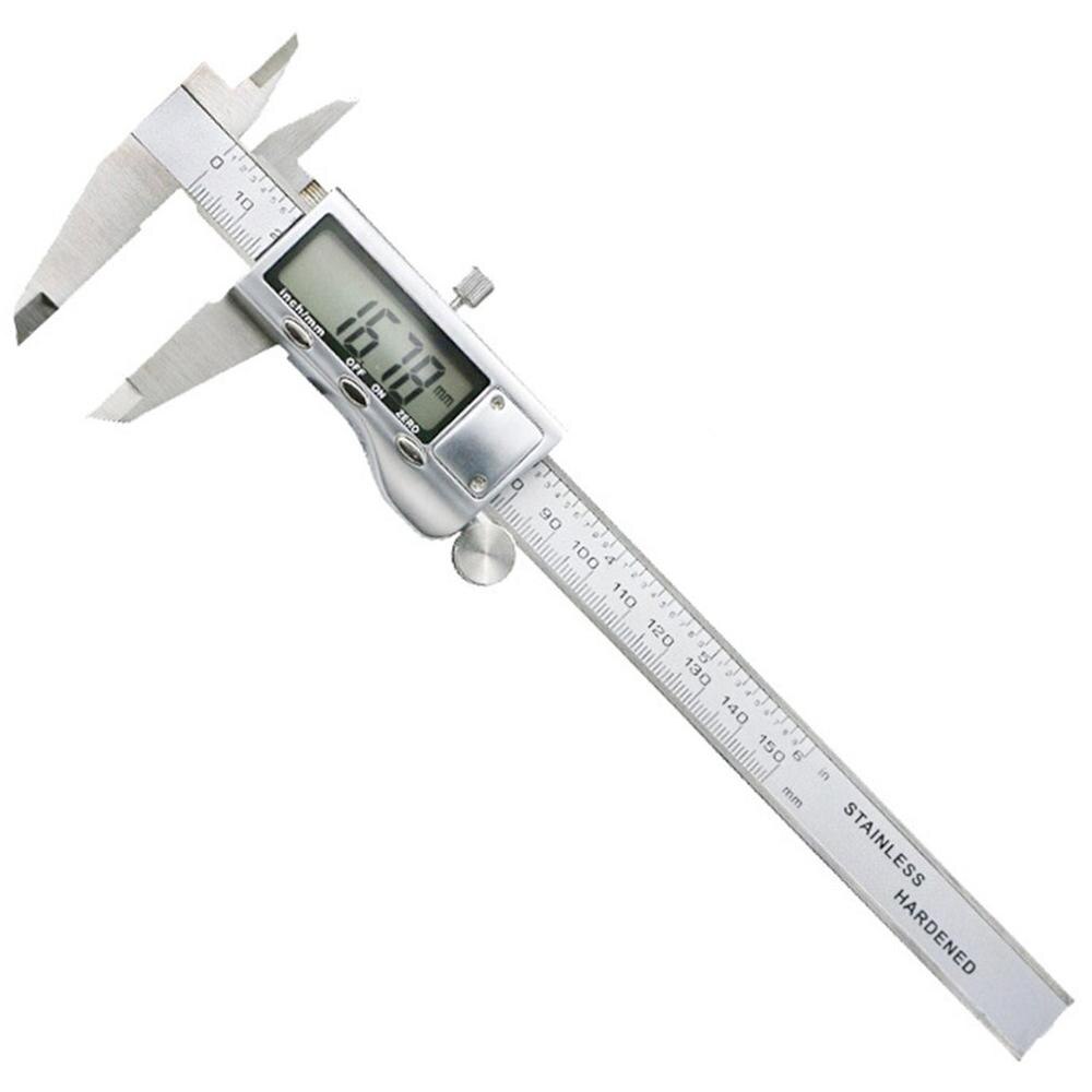 Calibre Vernier de alta precisión de 0,01mm, pantalla Digital, calibre electrónico de Metal de acero inoxidable, herramienta de medición de: No Screws