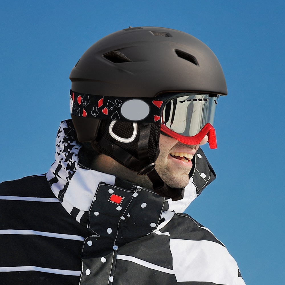 Copozz let skihjelm med sikkerhedscertifikat integreret støbt snowboardhjelm cykling skiløb sne mænd kvinder barn børn