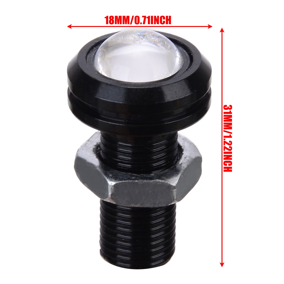 Luz LED azul para barco, 4 Uds., 12V, 10W, esparcidor de Outrigger a prueba de agua, lámpara Troll para peces marinos bajo el agua