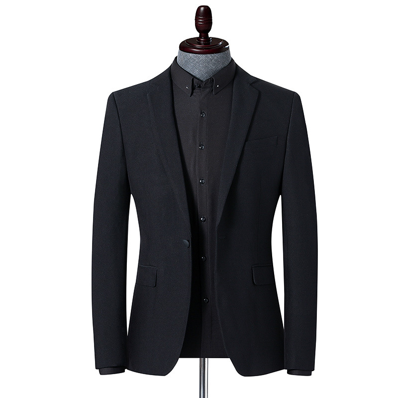 ICPANS Korea Style A buckle Split Suit Jackets Men Slim Fit Formal Business Office Blazers Man Spring 4XL