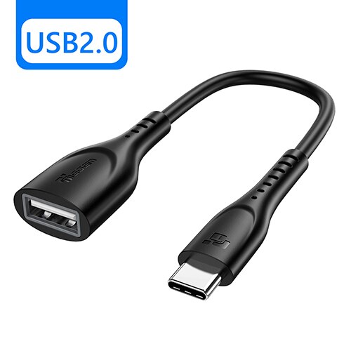 Tiegem USB C Adapter OTG Kabel Type C naar USB 3.0 USB 2.0 Thunderbolt 3 OTG Type-C Adapter voor Samsung Xiaomi MacBook USBC OTG: USB 2.0