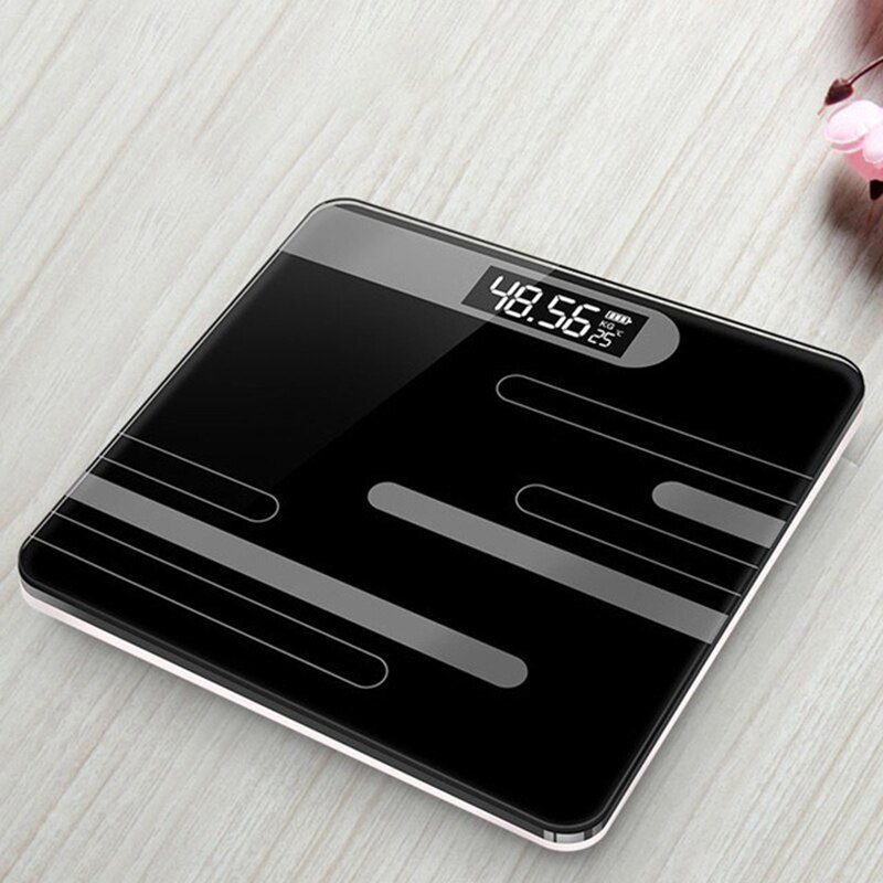 Body Fats Scale LCD Display Glass Smart Electronic Scales Bathroom Body Floor Scales Digital Body Weight Scale