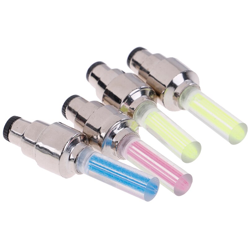 1pc fiets auto motor verlichting band ventieldoppen wiel spaken led verlichting fiets accessoires auto styling 4 kleuren